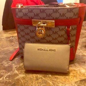 Michael kors purse and wallet
